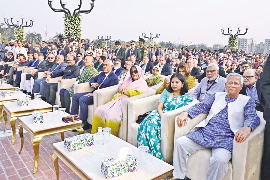 Foreign dignitaries attend Tarique's swearing-in