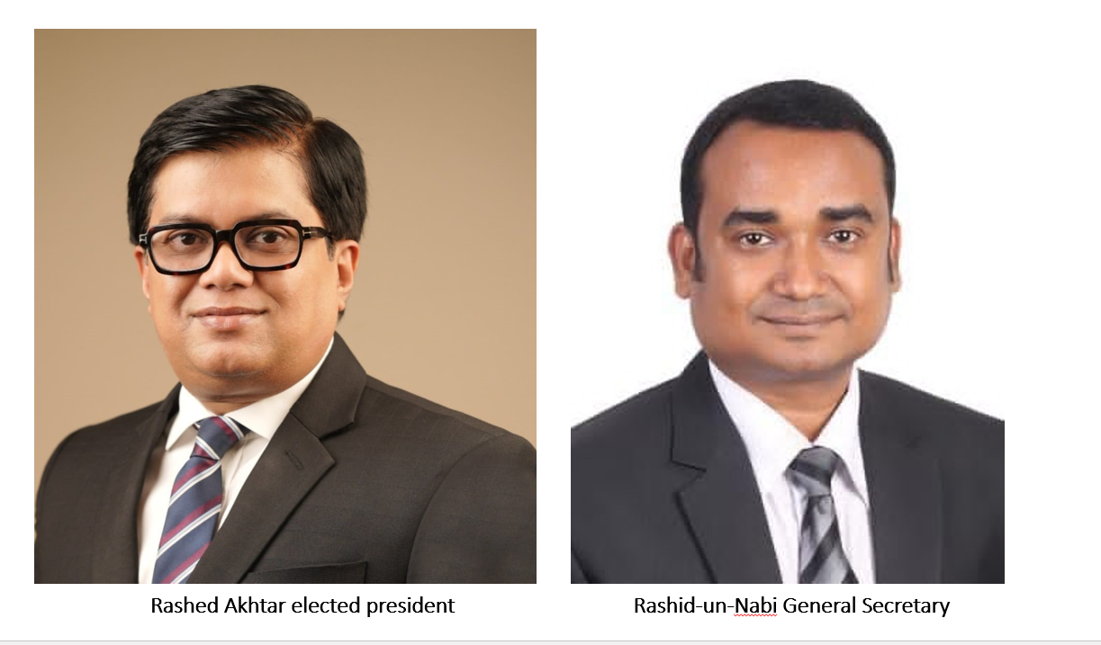 Rashed Akter elected president, Rashid-un-Nabi general secretary of Bankers Club of Bangladesh Limited