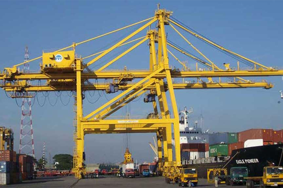 A general view of Chittagong Port — Collected