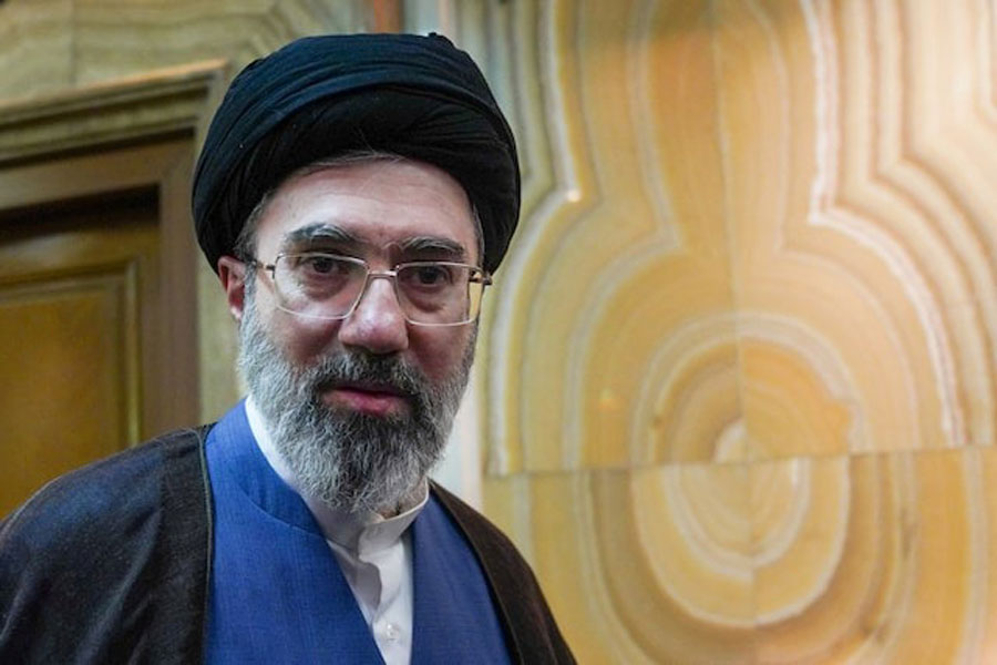 Iran’s new supreme leader, Mojtaba Khamenei, the second son of late Iran's Supreme Leader Ayatollah Ali Khamenei, attends a meeting in Tehran, Iran, October 13, 2024.