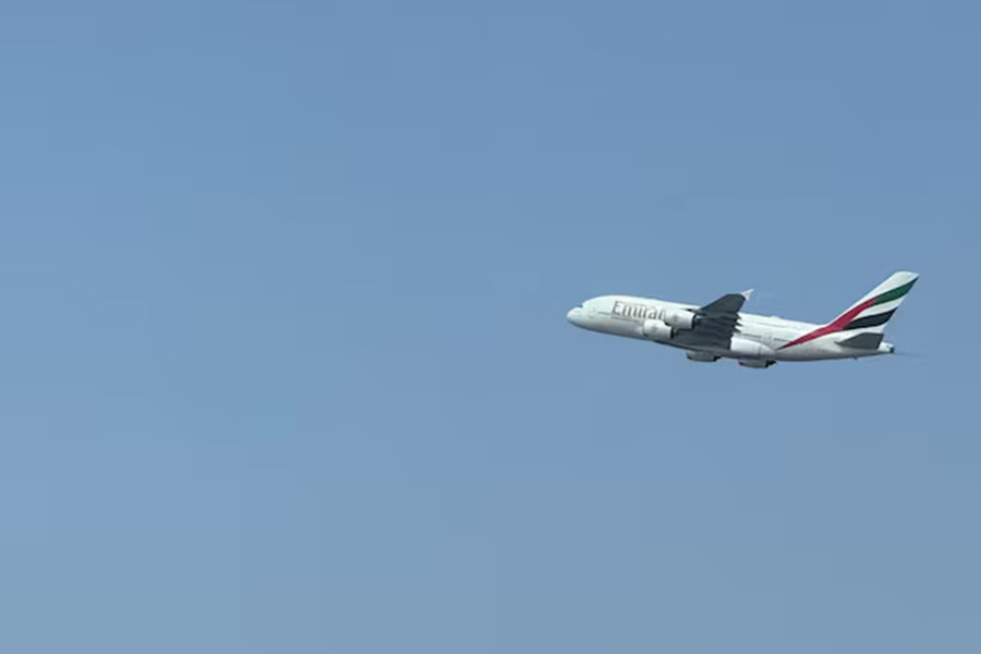 An Emirates flight takes off from Dubai International Airport, amid the U.S.-Israeli conflict with Iran, in Dubai, United Arab Emirates, on March 7, 2026 — Reuters photo