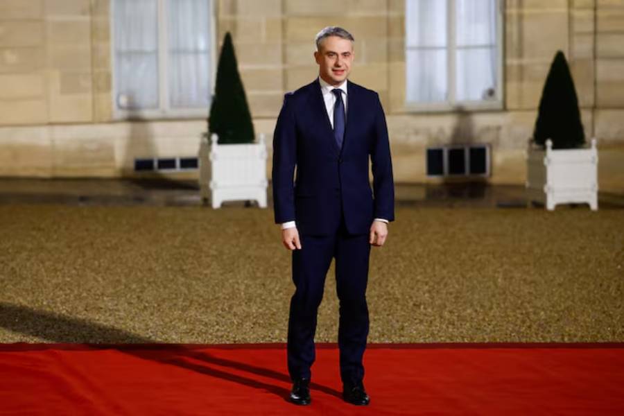 Deputy Prime Minister of Poland and Minister of Digital Affairs Krzysztof Gawkowski arrives for a meeting with international investors in IA at the Elysee Palace as part of the Artificial Intelligence (AI) Action Summit in Paris, France, February 10, 2025.