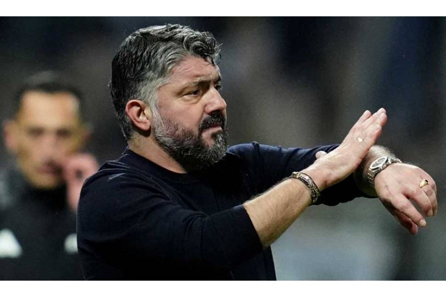 Football - FIFA World Cup - UEFA Qualifiers - Finals - Bosnia and Herzegovina v Italy - Bilino Polje Stadium, Zenica, Bosnia and Herzegovina - Mar 31, 2026 Italy coach Gennaro Gattuso during the match REUTERS/Matteo Ciambelli/Files