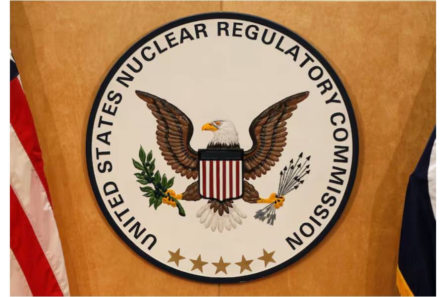 A U.S. Nuclear Regulatory Commission sign is pictured at the headquarters building in Rockville, Maryland, March 21, 2011.