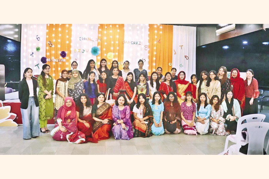 The Asian University for Women (AUW) marked the conclusion of its 2025-2026 cohort with Boisabi Fest 2026 on Sunday, bringing together culture, dialogue and community in a vibrant celebration organised by the university's Peace Café.