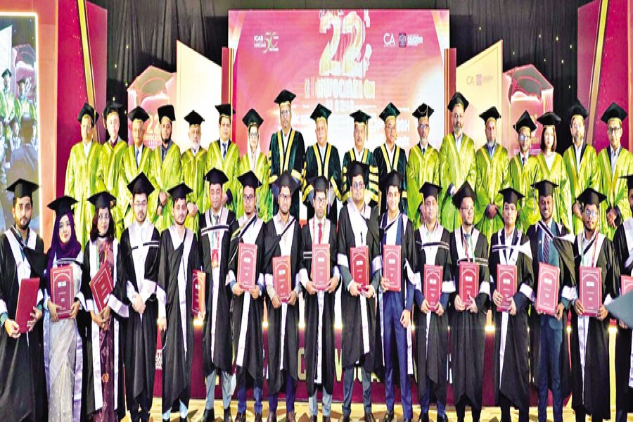 The Institute of Chartered Accountants of Bangladesh (ICAB) held its 22nd Convocation at a hotel in Dhaka on Saturday.