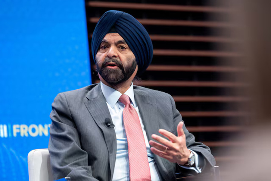 World Bank President Ajay Banga gives remarks during a forum held at the Atlantic Council building in Washington, DC, US, on April 7, 2026 — Reuters/File