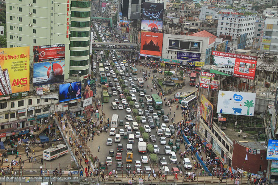 A view of Dhaka city —bdnews24.com Photo