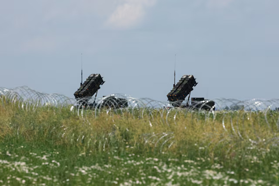 Patriot air defence system units are seen at a military base in this file photo, Poland on July 3, 2023 — Reuters/File