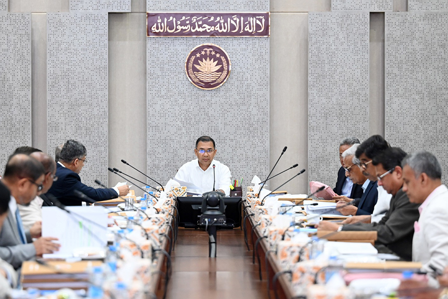 The Executive Committee of the National Economic Council (ECNEC) meeting was held on Sunday under the chairmanship of Prime Minister Tarique Rahman. Photo: PMO