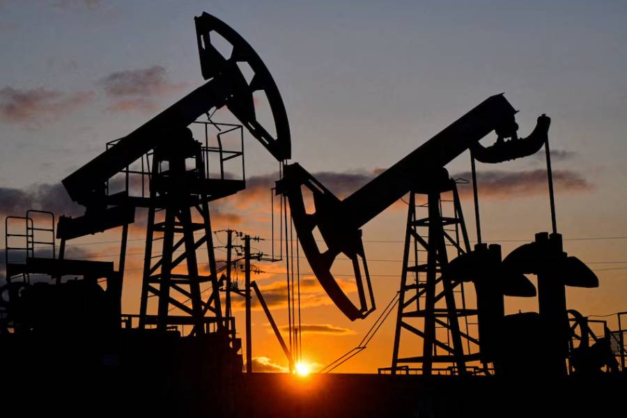 A view shows oil pump jacks outside Almetyevsk in the Republic of Tatarstan, Russia June 4, 2023.