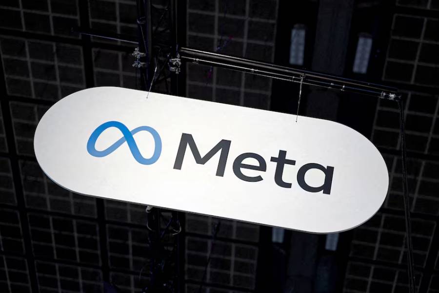 The logo of Meta is seen during the Viva Technology conference dedicated to innovation and startups at Porte de Versailles exhibition center in Paris, France, June 12, 2025.