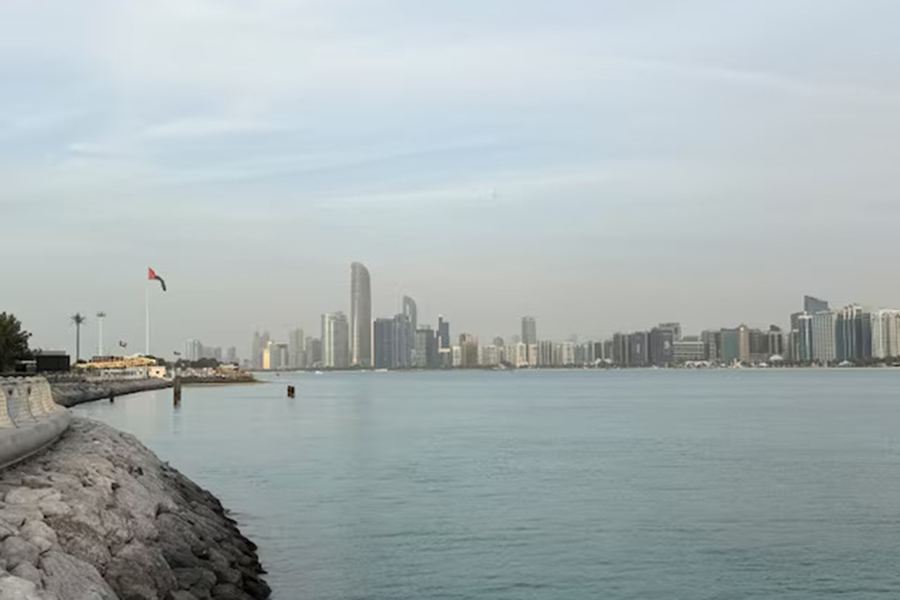 The skyline of Abu Dhabi, where Russian, US and Ukrainian military officials are expected to hold talks, in Abu Dhabi, United Arab Emirates, on January 23, 2026 — REUTERS/File