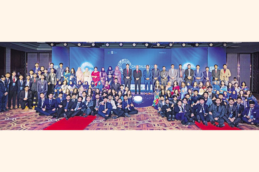Capitalizer 2026 organisers and participants with guests at the finale held recently in Dhaka