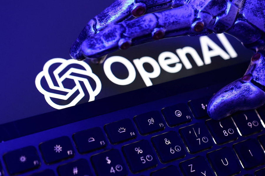 OpenAI logo, a keyboard, and a robotic hand in this illustration taken on June 5, 2026 — Reuters photo