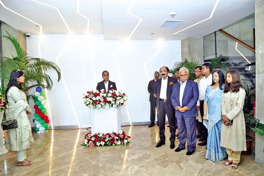Square Toiletries Limited inaugurated its new building named 'Anita Centre' on Saturday. Chairman of Square Group Samuel S Chowdhury, Vice Chairman Ratna Patra and Directors Tapan Chowdhury and Anjan Chowdhury were present at the inaugural ceremony.