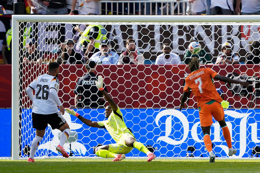 Germany's Deniz Undav scores his side's opening goal during the FIFA World Cup 2026 Group E match against Ivory Coast at Toronto Stadium, Toronto, Canada, on June 20, 2026v— IMAGN IMAGES via Reuters
