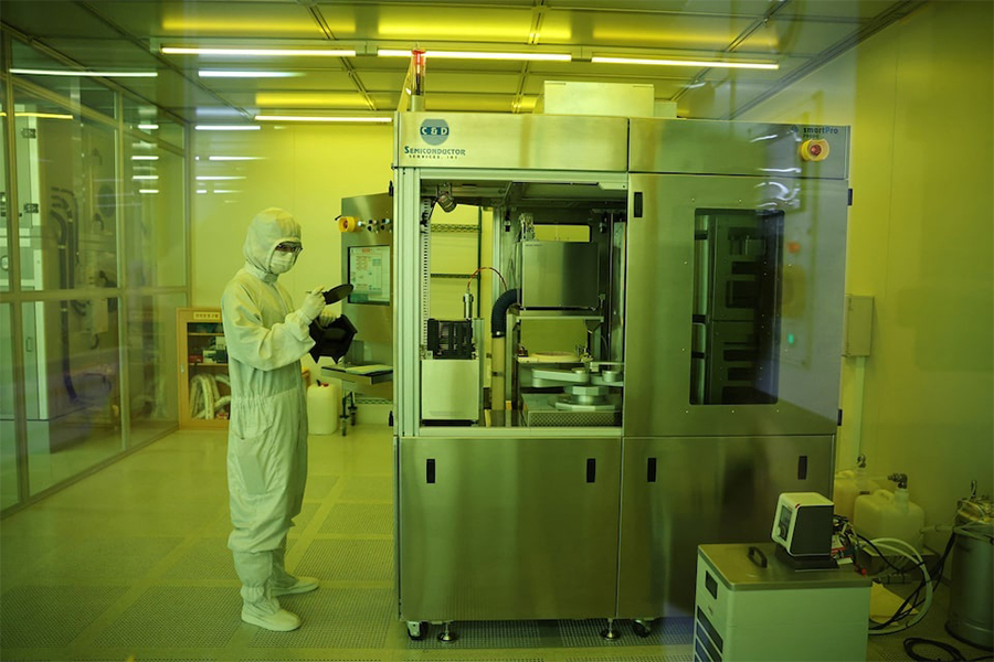 A graduate student majoring in semiconductor engineering demonstrates a PR track at Korea University in Seoul, South Korea, on June 11, 2026. — Reuters photo