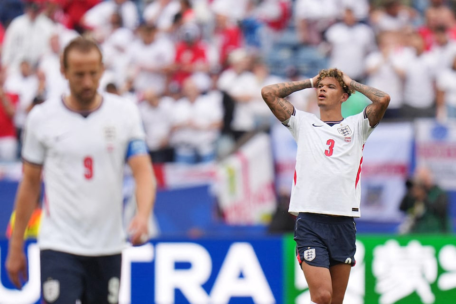 England's Nico O'Reilly and Harry Kane look dejected after the FIFA World Cup 2026 Group L match against Ghana at Boston Stadium, Foxborough in Massachusetts, US on June 23, 2026 — IMAGN IMAGES via Reuters