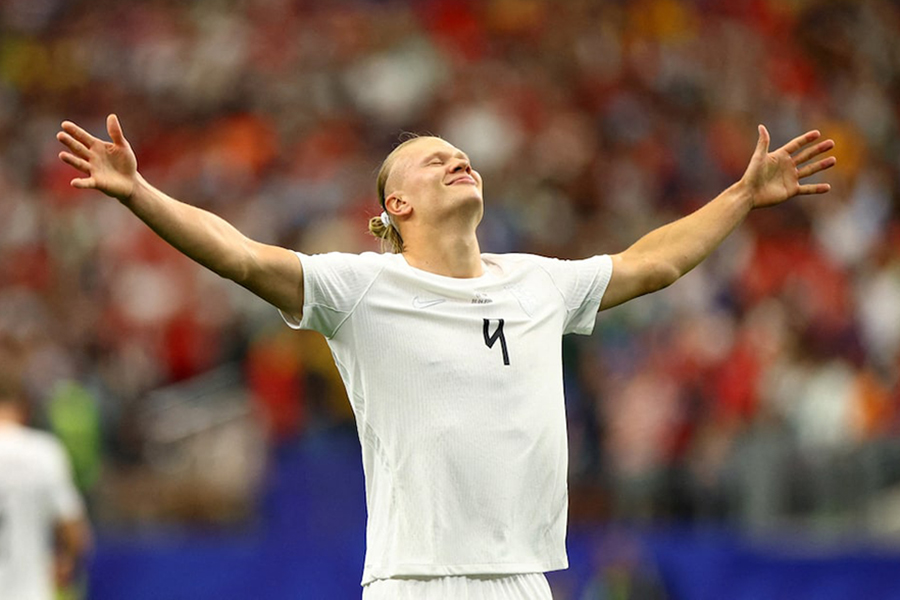 Norway's Erling Haaland celebrates after scoring his team's second goal during the FIFA World Cup 2026 Round of 32 match against Ivory Coast at Dallas Stadium, Arlington, Texas, US, on June 30, 2026. — REUTERS photo