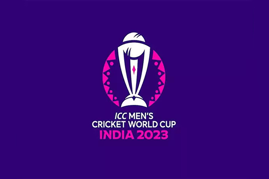 The logo of ICC Men's Cricket World Cup 2023
