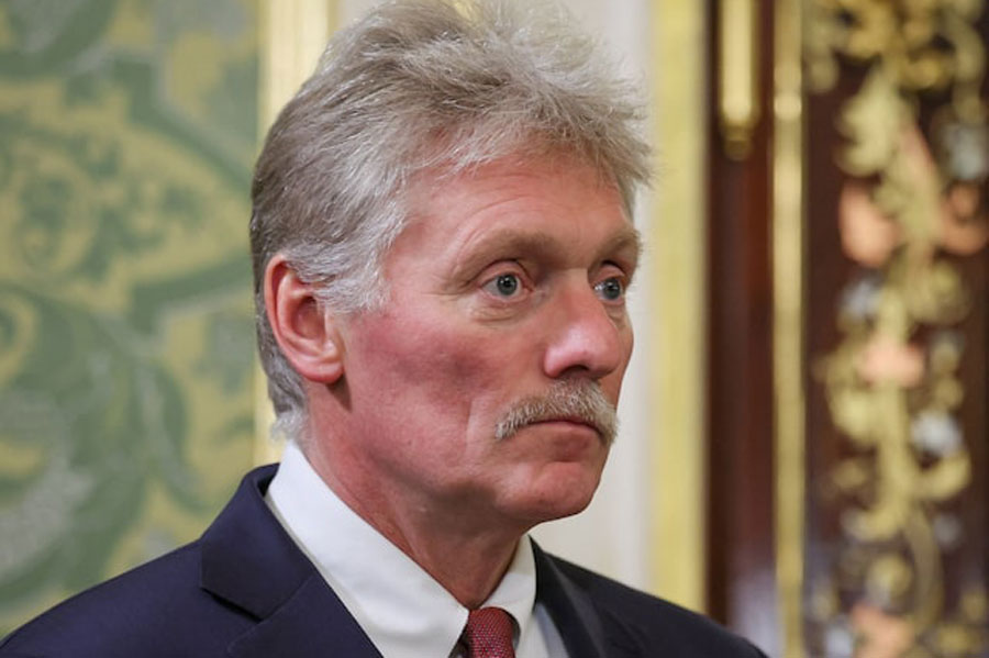 Kremlin spokesman Dmitry Peskov attends a meeting of Russia's President Vladimir Putin with Tanzania's President Samia Suluhu Hassan at the Kremlin in Moscow, Russia June 3, 2026.