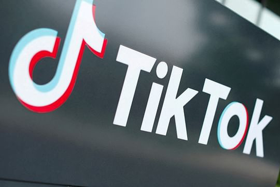 The TikTok logo is pictured in Culver City, California, US, Sept 15, 2020.