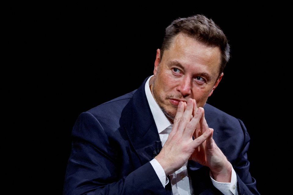 Elon Musk gestures as he attends the Viva Technology conference dedicated to innovation and startups at the Porte de Versailles exhibition centre in Paris, France on June 16, 2023 — Reuters/Files