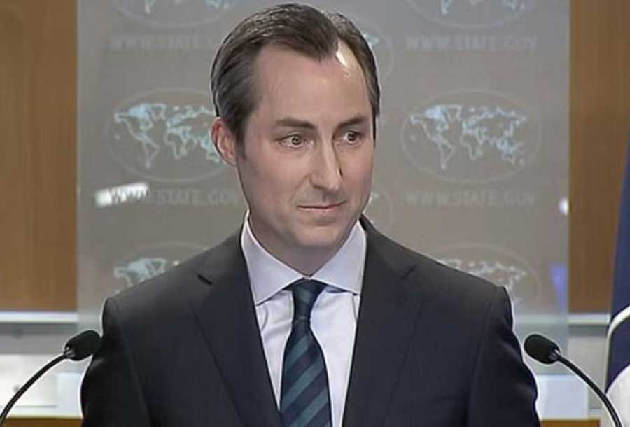 US State Department spokesperson Matthew Miller — File photo