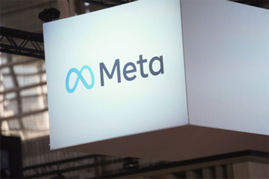The Meta logo is seen at the Vivatech show in Paris, France, on June 14, 2023. European officials widened a ban on Meta’s “behavioral advertising” practices to most of Europe on Wednesday, Nov. 1, setting up a broader conflict between the continent’s privacy-conscious institutions and an American technology giant. (AP Photo/Thibault Camus, File)