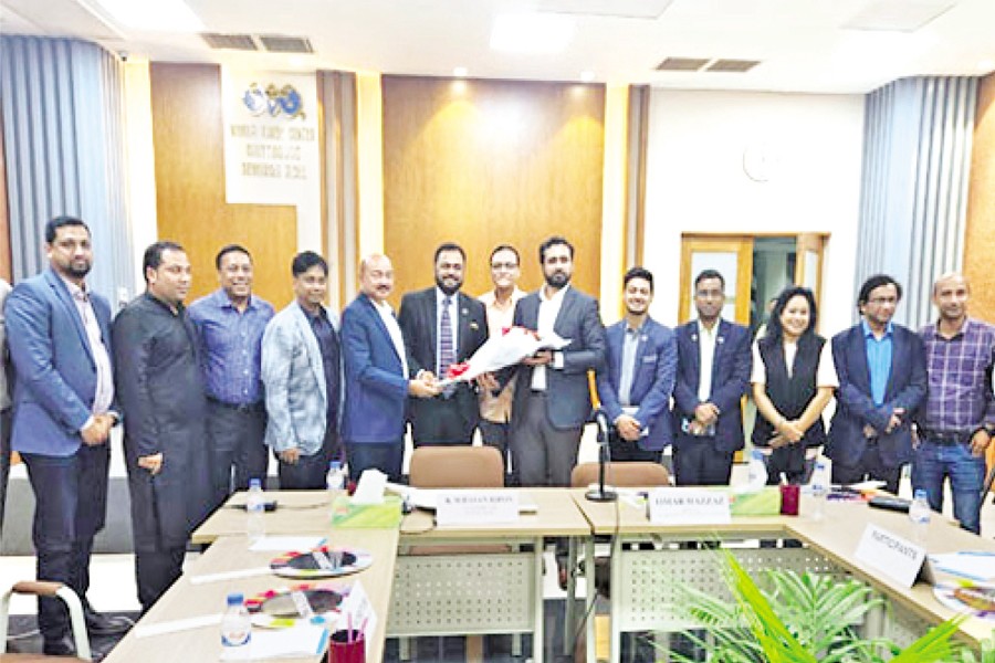 CCCI held a view exchange meeting titled ‘Coffee With Chamber’ with young entrepreneurs in Chattogram on Thursday