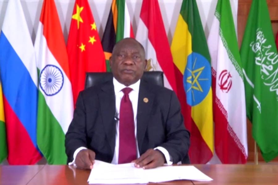 Cyril Ramaphosa, president of current BRICS chair South Africa