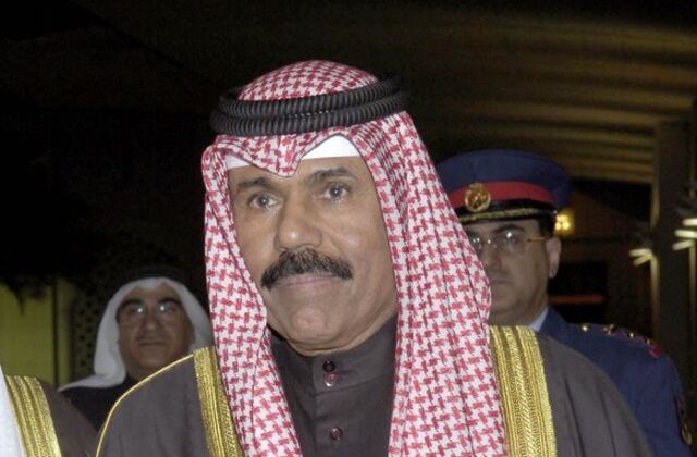 Kuwait's Sheikh Nawaf Al-Ahmad Al-Sabah is seen in Kuwait on February 6, 2006 — Reuters/Files