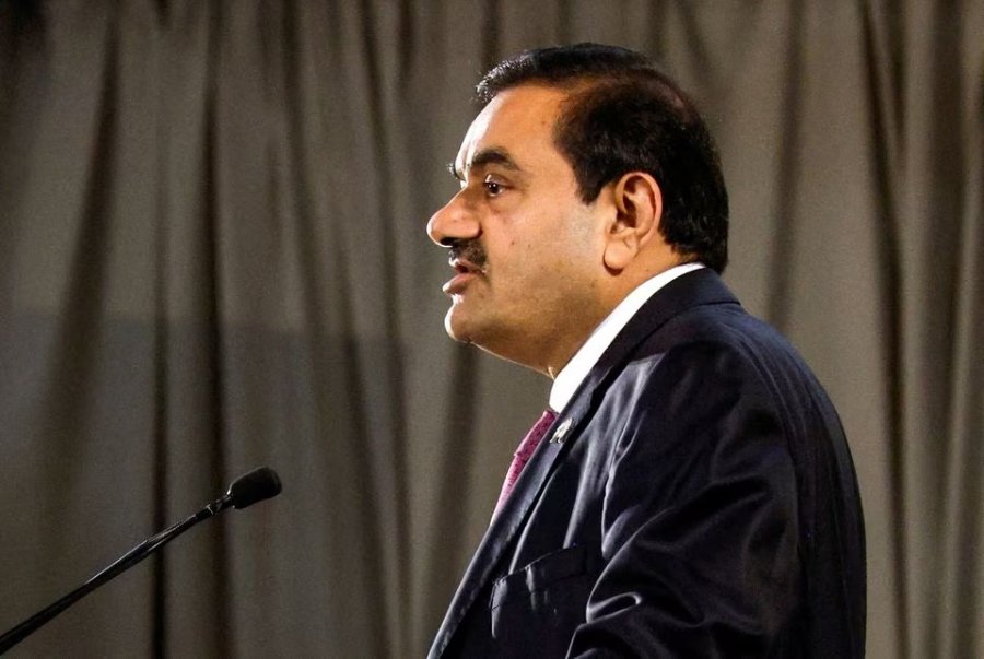 Indian billionaire Gautam Adani speaks during an inauguration ceremony after the Adani Group completed the purchase of Haifa Port earlier in January 2023, in Haifa port, Israel on January 31, 2023 — Reuters/Files