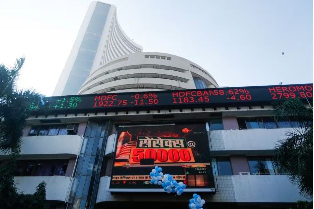 A general view of the Bombay Stock Exchange (BSE), after Sensex surpassed the 50,000 level for the first time, in Mumbai, India, January 21, 2021. REUTERS/Francis Mascarenhas/File PHoto
