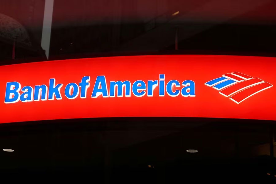 A Bank of America logo is pictured in the Manhattan borough of New York City, New York, US, January 30, 2019. REUTERS