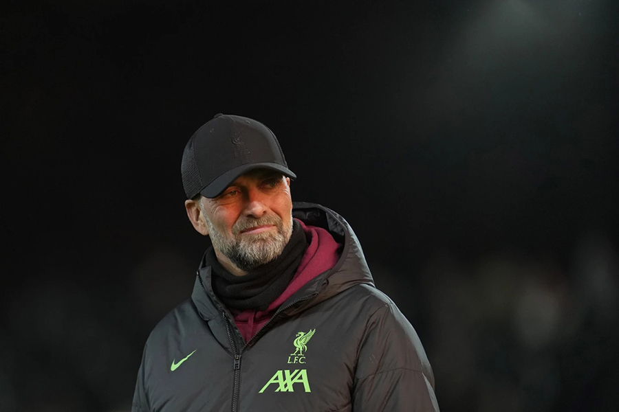 Liverpool's manager Jurgen Klopp is seen AP photo dated January 24, 2024