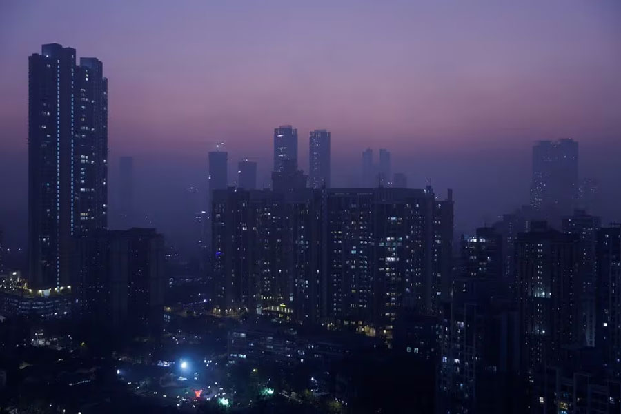 High-rise buildings are seen in Mumbai, India, January 5, 2024.