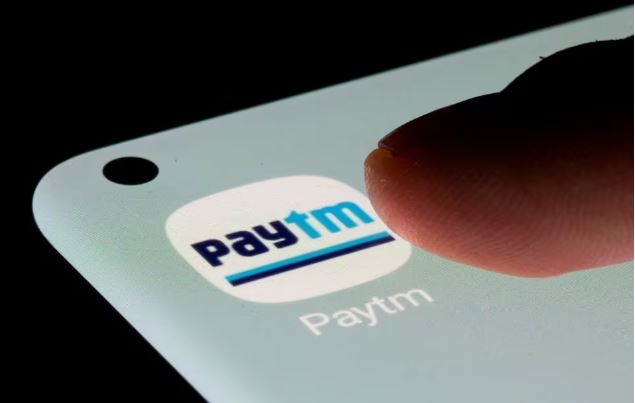 Paytm app is seen on a smartphone in this illustration taken, July 13, 2021. REUTERS/Dado Ruvic/Illustration/File Photo