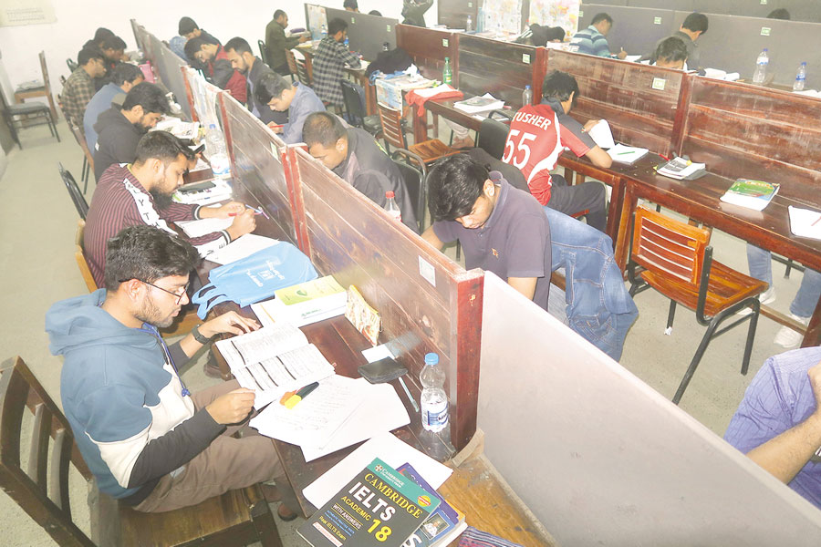 Inside view of Science Library, Dhaka University