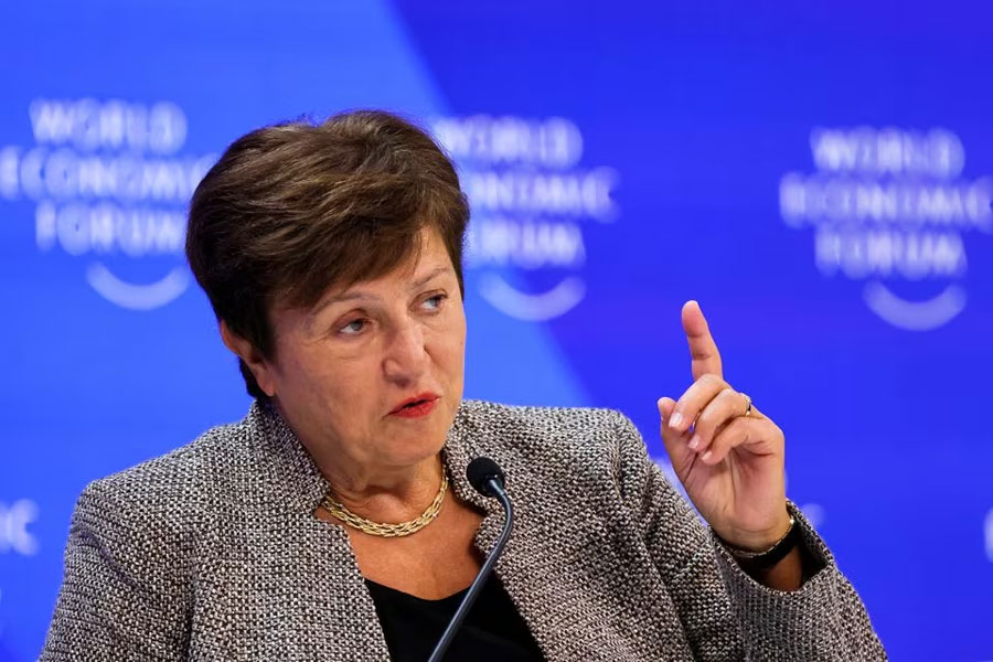 International Monetary Fund (IMF) Managing Director Kristalina Georgieva attends the 54th annual meeting of the World Economic Forum, in Davos, Switzerland, January 17, 2024.