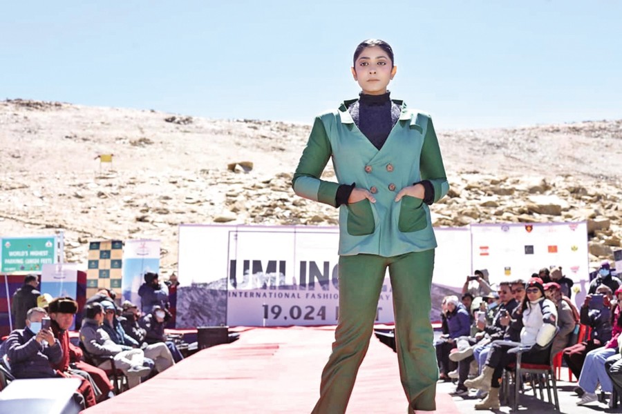 Rafah Nanjeba Torsa during the Ladakh Festival