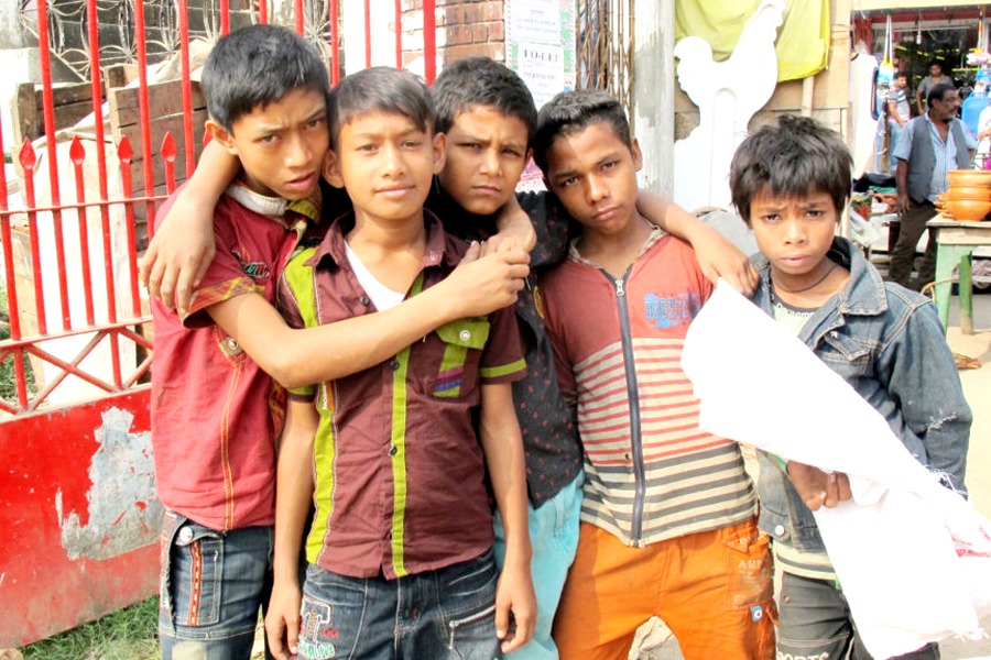 Street children in Dhaka: Photo: GlobalGiving (www.globalgiving.org)