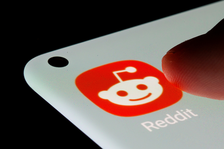 Reddit app is seen on a smartphone in this illustration taken on July 13, 2021 — Reuters/File