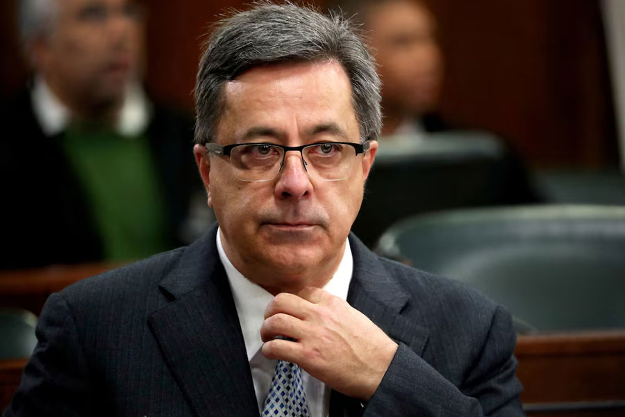 Steinhoff's former Chief Executive Markus Jooste appears in parliament to face a panel investigating an accounting scandal that rocked the retailer in Cape Town, South Africa, September 5, 2018.