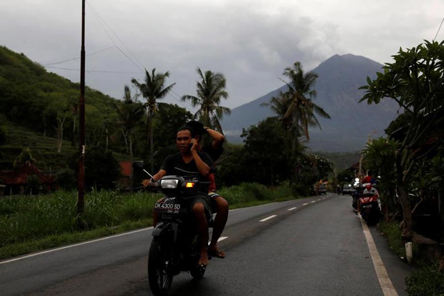Motorists driving near Culik in Bali –Reuters file photo