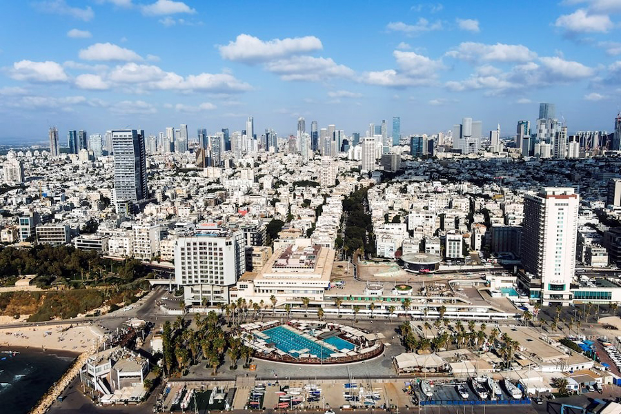 A general view shows part of Tel Aviv, Israel June 12, 2022.