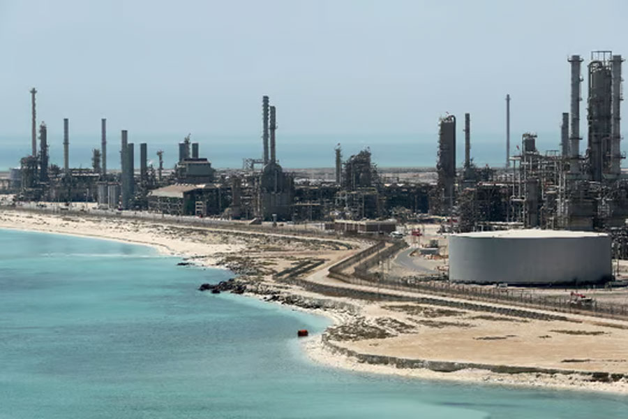 General view of Saudi Aramco's Ras Tanura oil refinery and oil terminal in Saudi Arabia May 21, 2018.