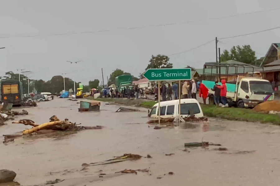 Flooded streets are seen in the town of Katesh, in Tanzania on December 3, 2023 — AP file photo used for representational purpose only