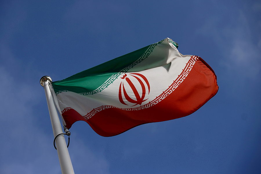 The Iranian flag waves in front of the International Atomic Energy Agency (IAEA) headquarters, before the beginning of a board of governors meeting, in Vienna, Austria on March 1, 2021 — Reuters/File